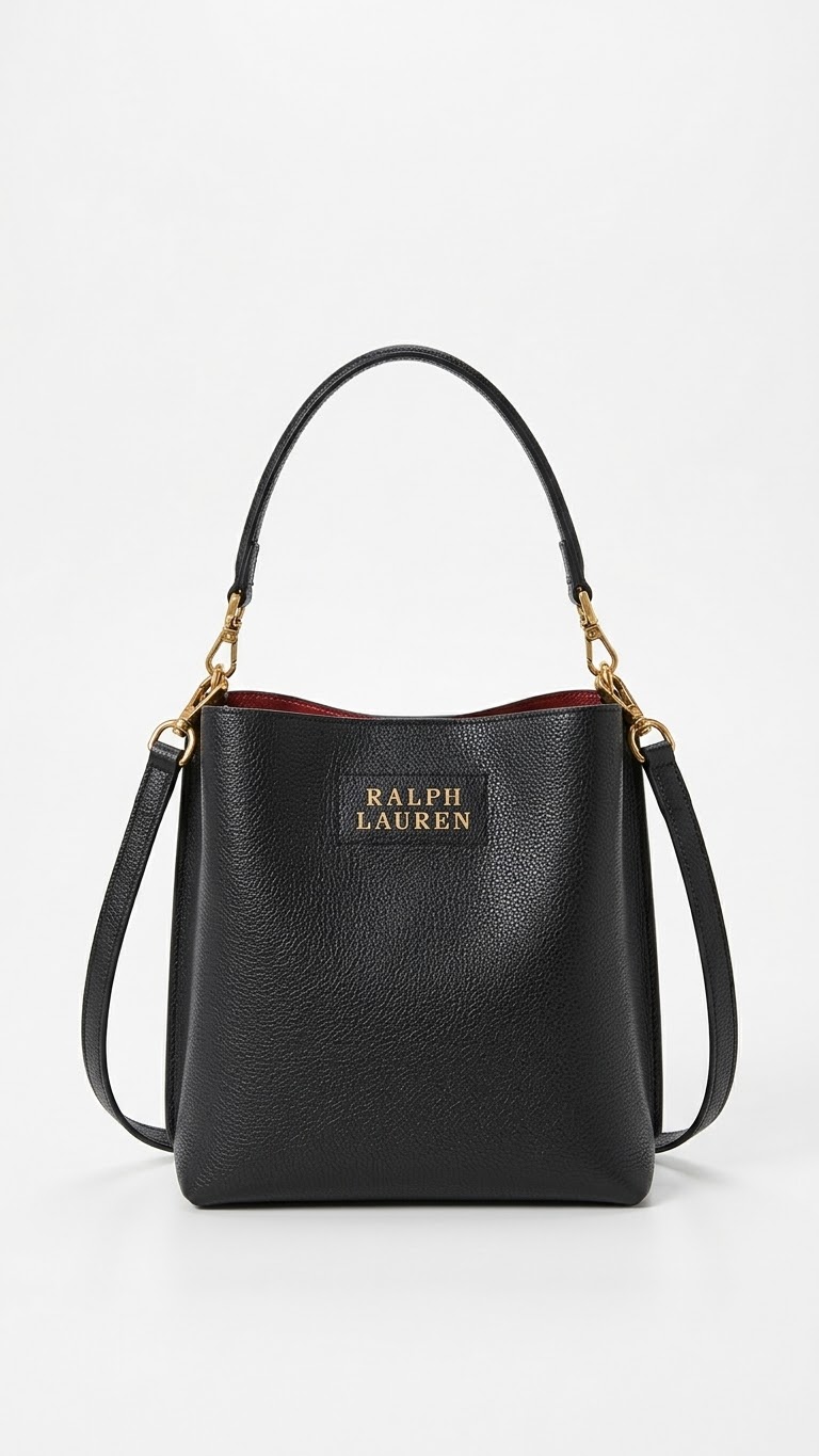 תיק כתף/דלי יוקרתי מבית ראוף לורן Ralph Lauren