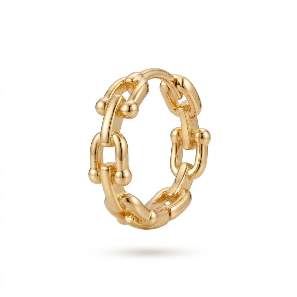 עגילי Golden Elegance | אלגנטיות בזהב