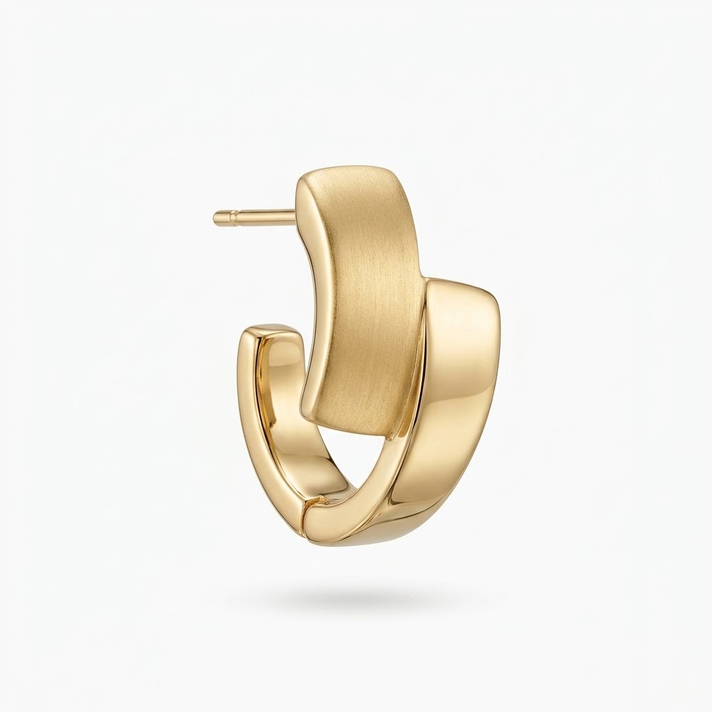 עגילי Golden Elegance | אלגנטיות בזהב
