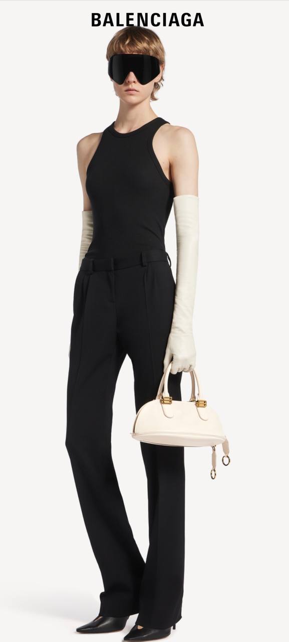 תיק יד לבן אלגנטי בסגנון Balenciaga – Copy One ת